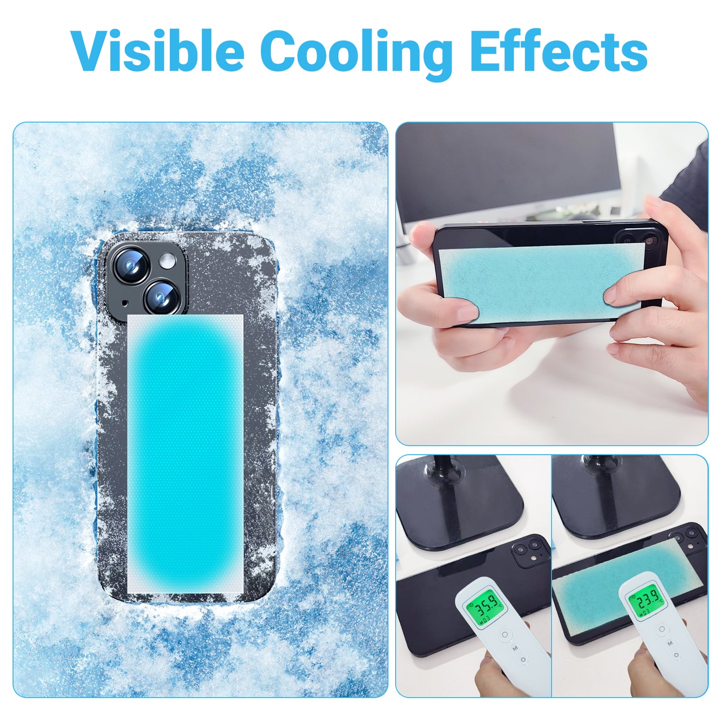 ishancare Fever Patches for Kids & Adults, 10 Sheets Individually Wrapped Cooling Patch for Fever Discomfort & Pain Soothe, Cooling Fever Reducer, Headache & Migraine Soothe