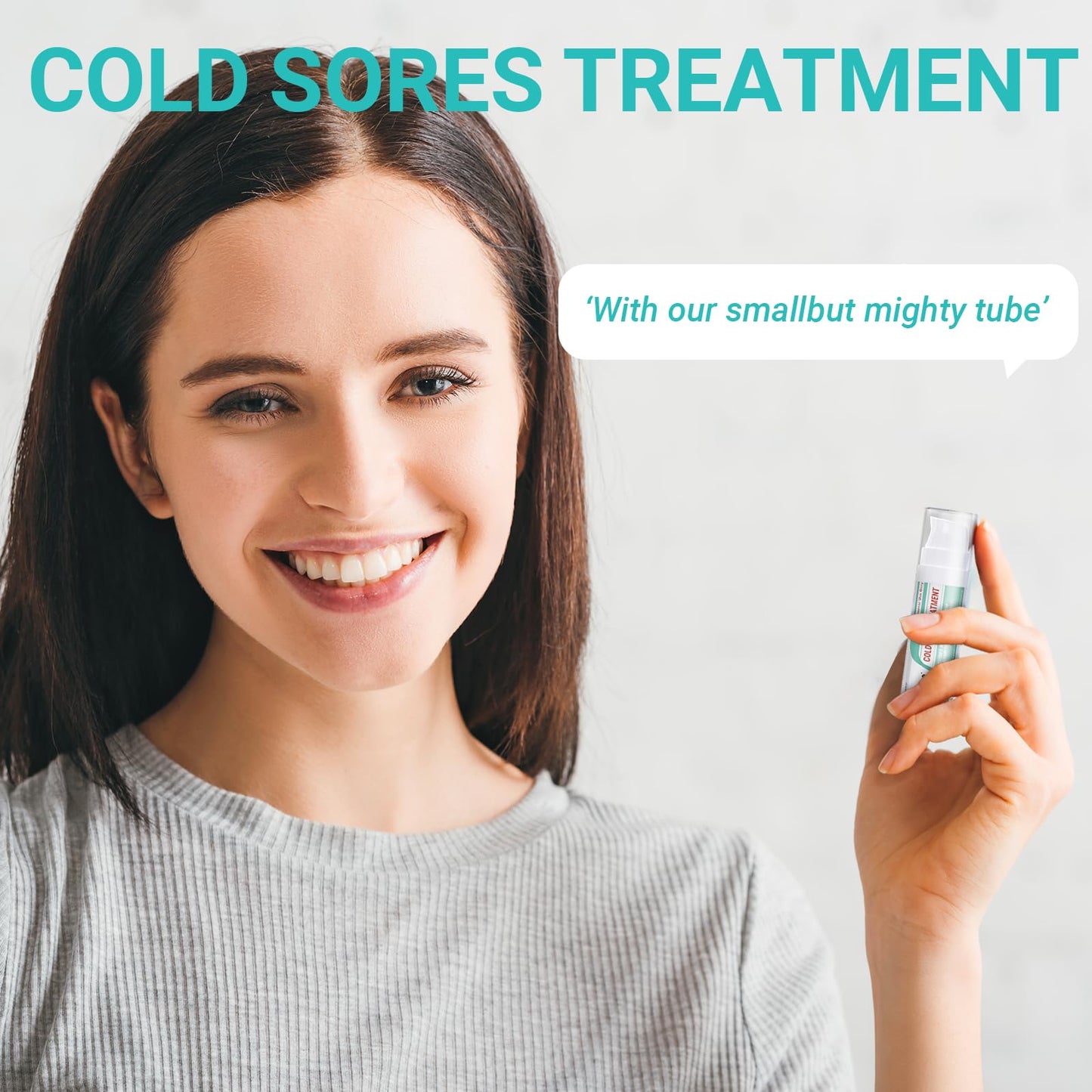 ishancare Cold Sore Treatment Cream, Fast Relief, Soothing Moisture, Portable & Hypoallergenic Formula for Healthy Lips 0.36oz(10g)