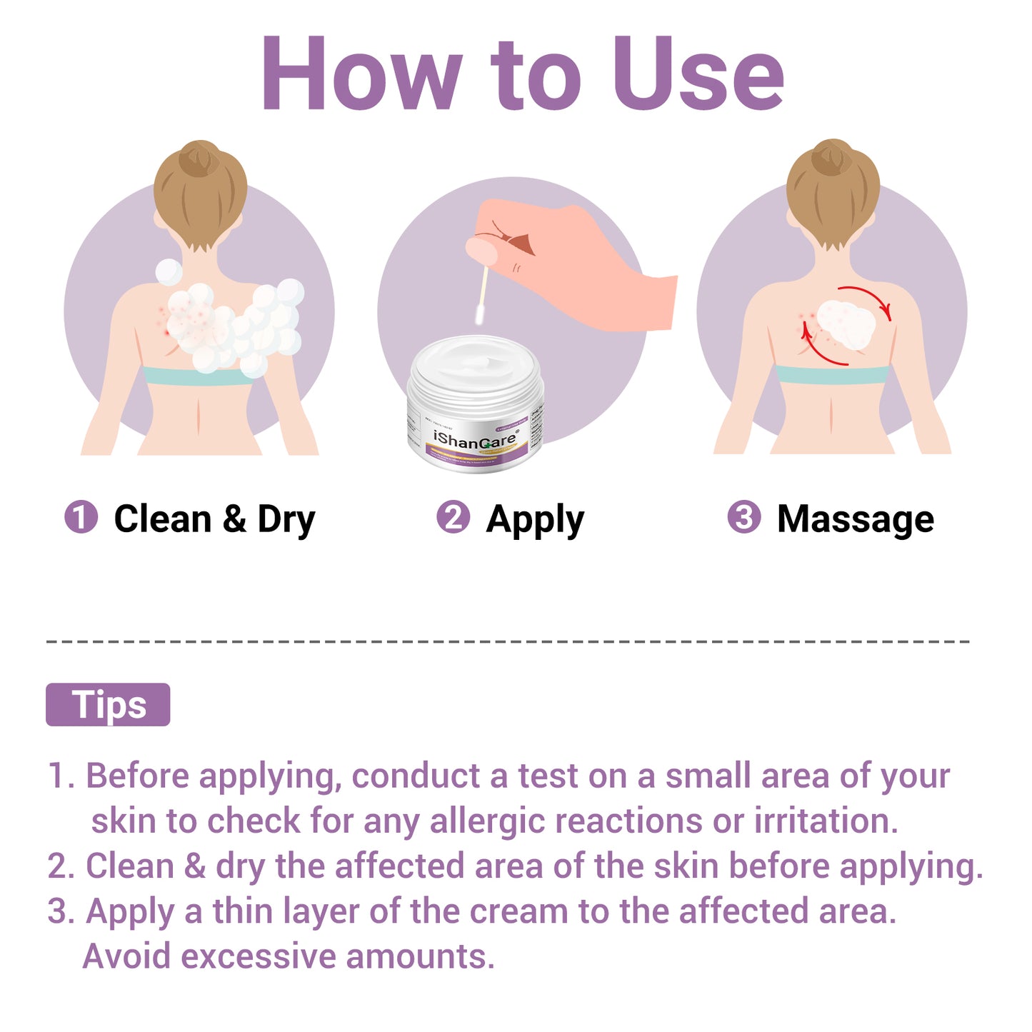 ishancare Urticaria Cream, Fast Acting Relief of Hives, Allergic Rashes, Itchy Skin, Redness, Swelling, Anti Fungal Hives Cream with All Natural Herbal Ingredients, 3.53 Oz