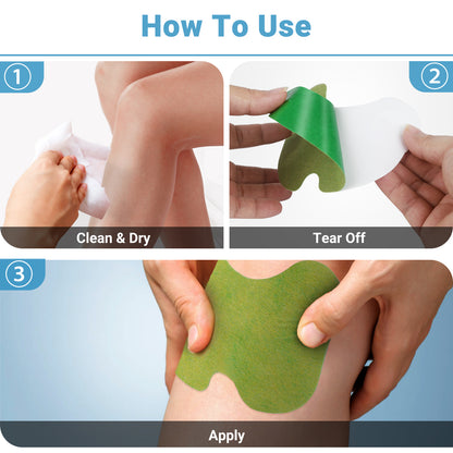 iShanCare Kniepflaster, 16 Stück einzeln verpackte, hochwirksame Wärmepflaster, 8 Stunden Tiefenwärme, extra starkes, beruhigendes Pflaster für Knie, Rücken, Nacken und Schultern