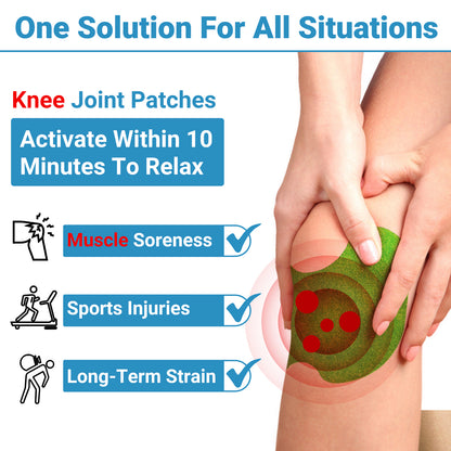 iShanCare Kniepflaster, 16 Stück einzeln verpackte, hochwirksame Wärmepflaster, 8 Stunden Tiefenwärme, extra starkes, beruhigendes Pflaster für Knie, Rücken, Nacken und Schultern