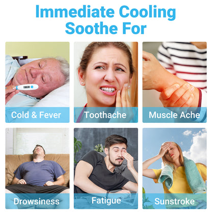 ishancare Fever Patches for Kids & Adults, 10 Sheets Individually Wrapped Cooling Patch for Fever Discomfort & Pain Soothe, Cooling Fever Reducer, Headache & Migraine Soothe