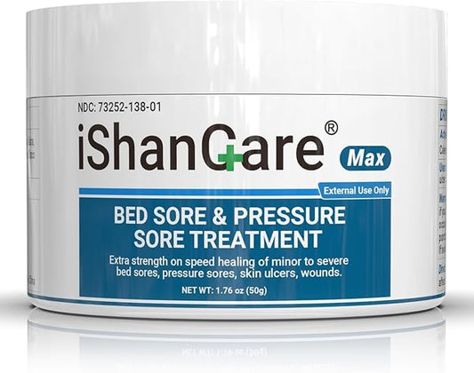 iShanCare Pressure Sores Cream – natürliche schnelle und sichere Heilung von Druckgeschwüren – Salbe zur Behandlung von Druckgeschwüren