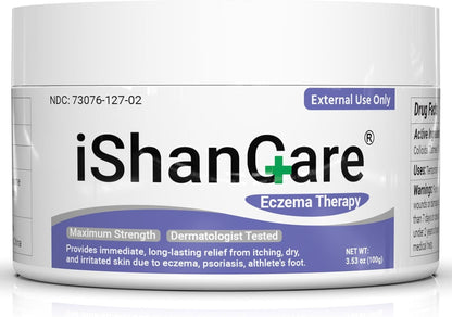 Ekzem-Creme, Ekzem-anfällige Haut beruhigende & feuchtigkeitsspendende Behandlung Salbe für den ganzen Körper Ausschlag, Psoriasis, Dermatitis, Urtikaria, Rötung, Juckreiz, Trockenheit, Krustenbildung
