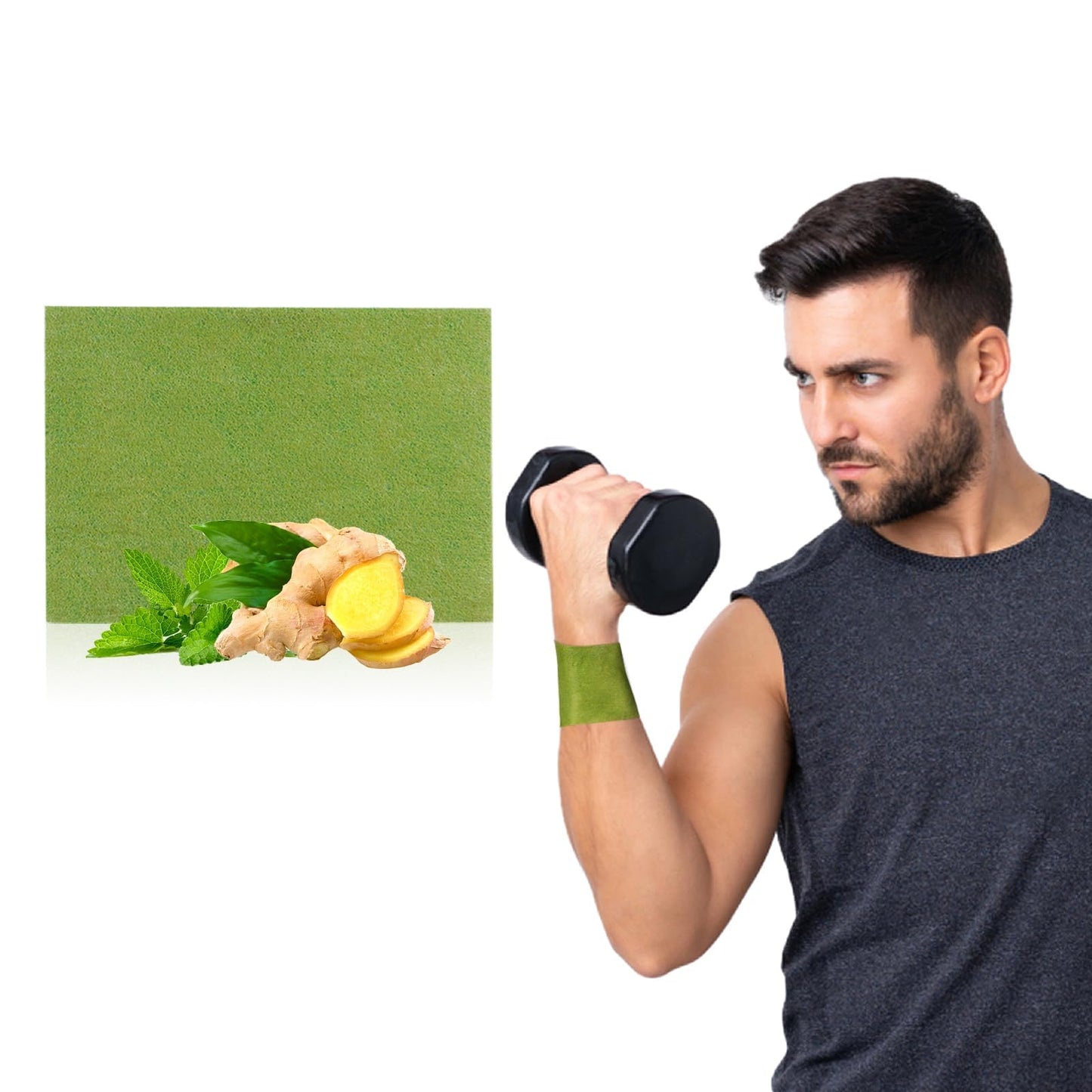 ishancare Pain Relief Patches, 24Pcs Natural Warming Herbal Plaster Heat Patches, 8 Hours Deep Heating Extra Strength Joint Pain Relieving Patch for Joint, Knee, Back, Neck, Shoulder