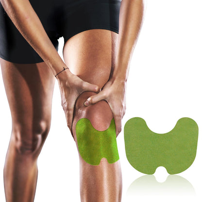 ishancare Knee Pain Relief Patch, 24Pcs Natural Warming Herbal Plaster Heat Patches, 8 Hours Deep Heating Extra Strength Joint Pain Relieving Patch for Knees, Back, Neck, Shoulder