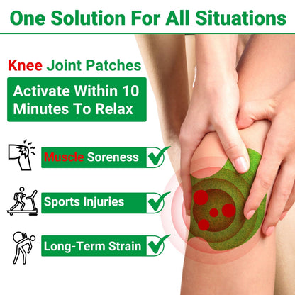 iShanCare Knie Schmerzlinderungspflaster, 24 Stück Wärmepflaster Patch, 8 Stunden tiefe Linderung für Knie, Rücken, Nacken, Schulter
