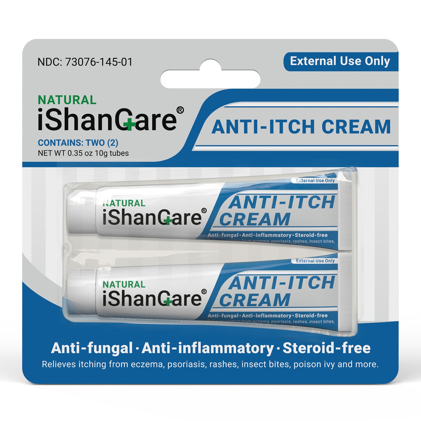 ishancare Anti Itch Cream Extra Strength, Outdoor Portable Itchy Skin Relief Cream for Bug & Mosquito Bites, Insect Bites, Poison Ivy and More Itches, Contains Skin Protecting Oatmeal 0.7oz