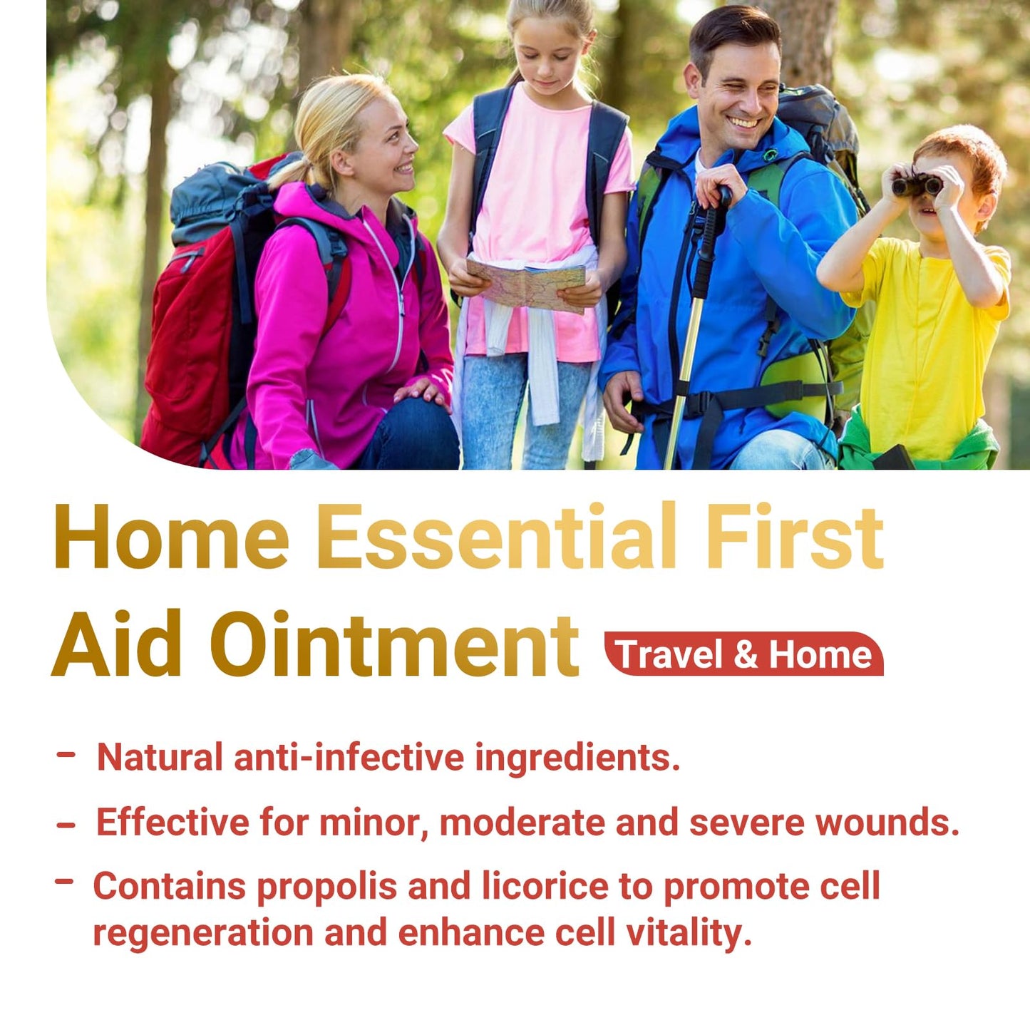 iShanCare® Wound Care Ointment - Maximum Healing for Cuts, Gash, Scratch, Stab, Traumas, Bite, Abrasions, Bed sores, Pressure Sores, Ulcers, Leg and Foot Wounds, Natural Wound Healing Ointment