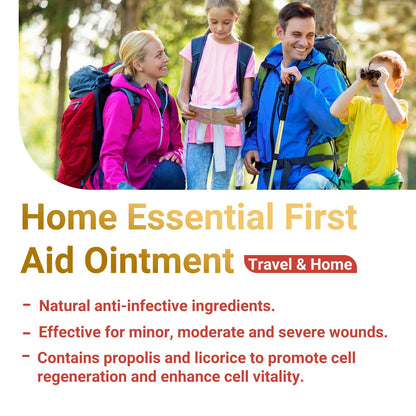 iShanCare® Wound Care Ointment - Maximum Healing for Cuts, Gash, Scratch, Stab, Traumas, Bite, Abrasions, Bed sores, Pressure Sores, Ulcers, Leg and Foot Wounds, Natural Wound Healing Ointment