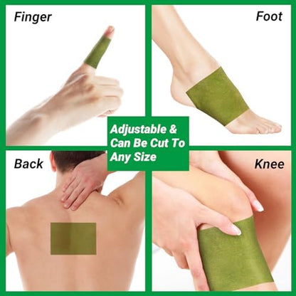 ishancare Pain Relief Patches, 24Pcs Natural Warming Herbal Plaster Heat Patches, 8 Hours Deep Heating Extra Strength Joint Pain Relieving Patch for Joint, Knee, Back, Neck, Shoulder