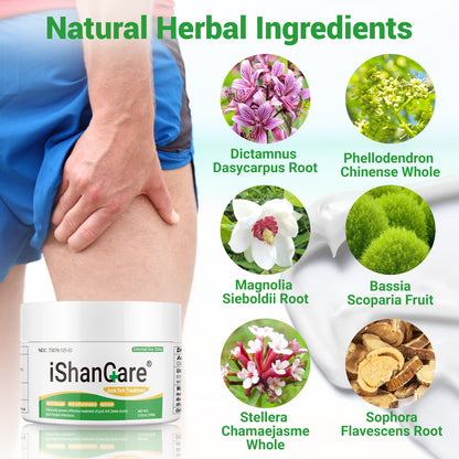 ishancare Jock Itch Cream, Extra Strength Jock Itch Treatment for Tinea Cruris, Tinea Corporis, Natural Relieves Itching, Burning, Chafing and Scaling, 3.53 OZ