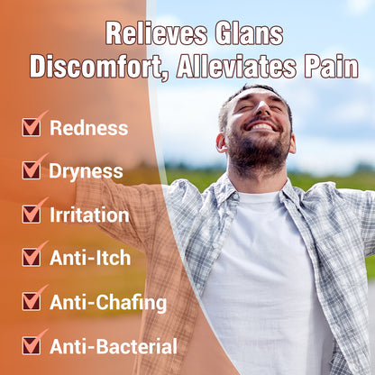 ishancare Balanitis Treatment Cream, Balanitis Relief, Organic Natural Ingredients, Soothing Skin, Itch Relief, Dryness, Redness, Irritation and Chafing - 3.53oz