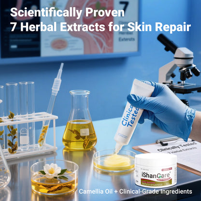 First Aid Burn Ointment with Camellia Oil, Fast-Acting Natural Relief for Burns, Sunburns, Cuts & Scrapes, Ensitive Skin Safe