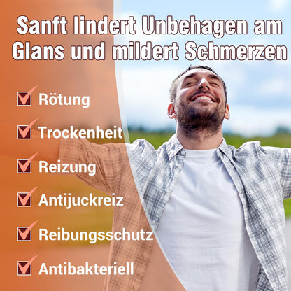 Intimpflege Creme für Männer: Schnelle Wirkung, nicht fettend, mit natürlichen Inhaltsstoffen für beruhigende und feuchtigkeitsspendende Pflege