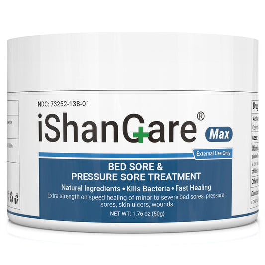 iShanCare Pressure Sores Cream – natürliche schnelle und sichere Heilung von Druckgeschwüren – Salbe zur Behandlung von Druckgeschwüren