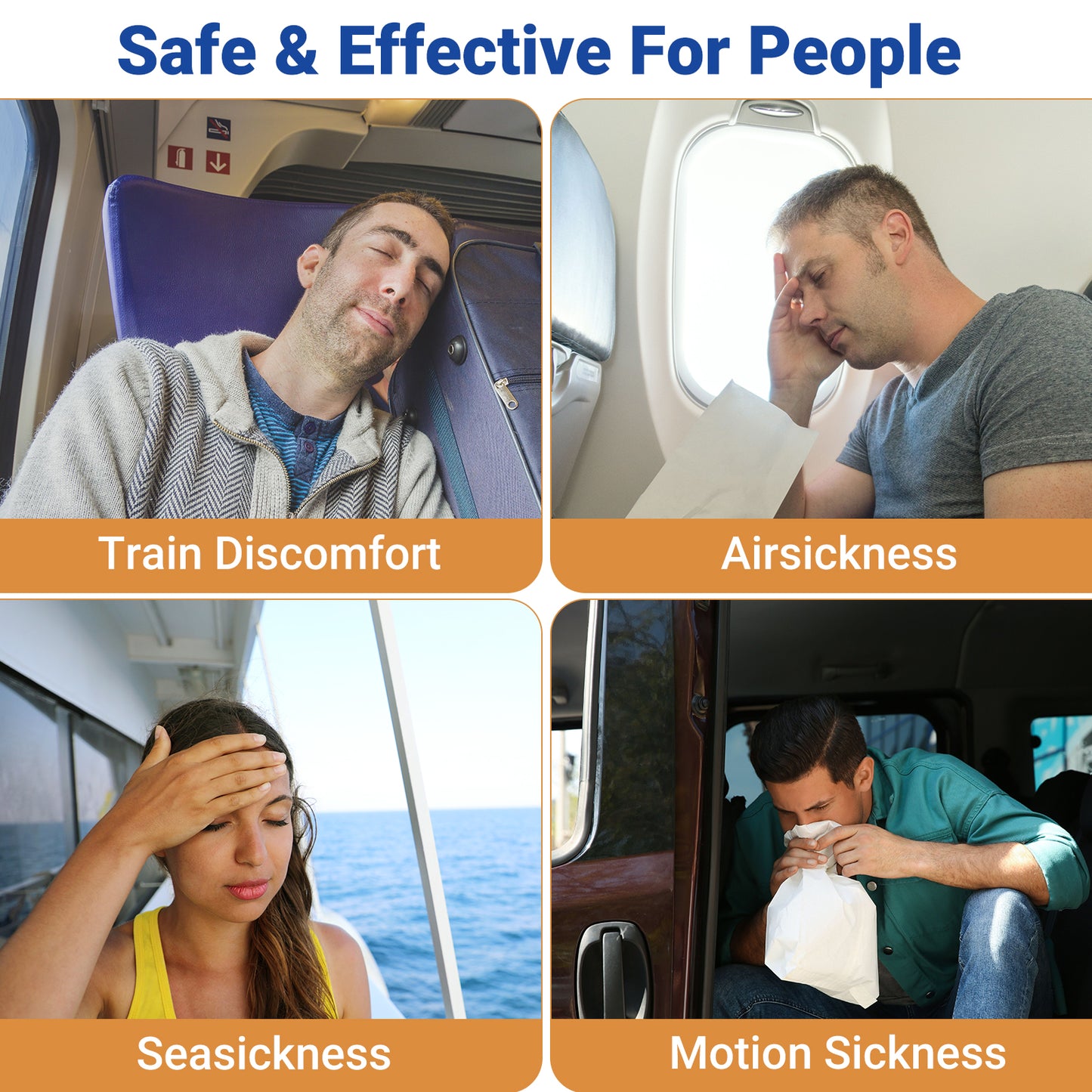 ishancare Motion Sickness Patches, Non Drowsy, 20 Count Sea Sickness Patches for Cruise Travel Essentials, Waterproof Behind Ear for Car, Airplane, Ship, Fast Acting Long Lasting 72H