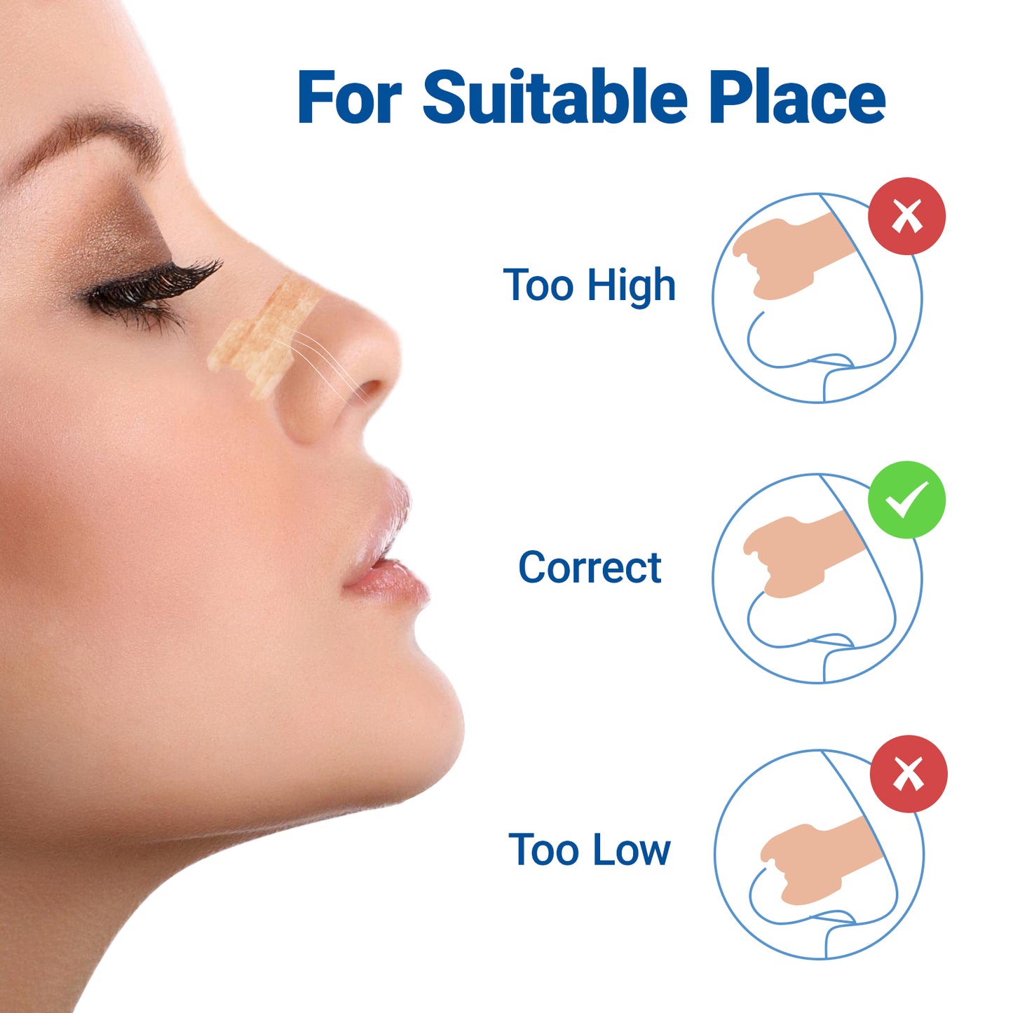 ishancare Nasal Strips for Breathing, 30 Count Sleep Nasal Strips for Snoring, Instant Tan Nose Breathing Strips for Better Sleep, Anti Snoring Nose Strips for Men & Women