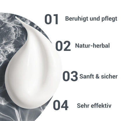 Intimpflege Creme für Männer: Schnelle Wirkung, nicht fettend, mit natürlichen Inhaltsstoffen für beruhigende und feuchtigkeitsspendende Pflege