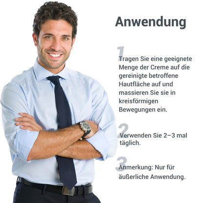 Intimpflege Creme für Männer: Schnelle Wirkung, nicht fettend, mit natürlichen Inhaltsstoffen für beruhigende und feuchtigkeitsspendende Pflege