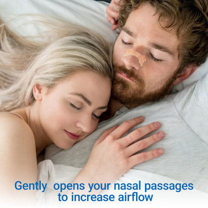 ishancare Nasal Strips for Breathing, 30 Count Sleep Nasal Strips for Snoring, Instant Tan Nose Breathing Strips for Better Sleep, Anti Snoring Nose Strips for Men & Women