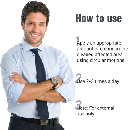 ishancare Balanitis Treatment Cream, Balanitis Relief, Organic Natural Ingredients, Soothing Skin, Itch Relief, Dryness, Redness, Irritation and Chafing - 3.53oz