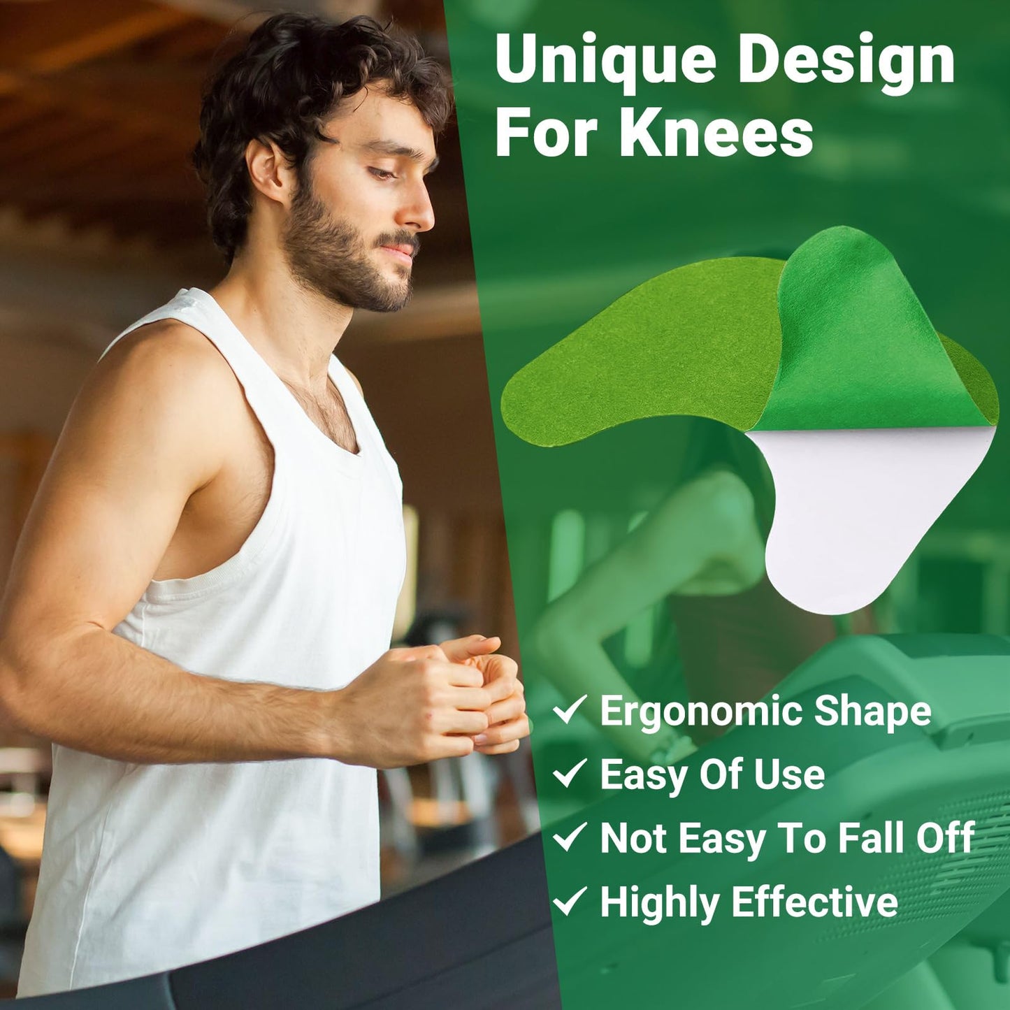 ishancare Knee Patches - 24 Count Warming Herbal Plaster Maximum Strength Heat Patches, 8 Hours Deep Heating Extra Strength Joint Soreness Soothing Patch for Knees, Back, Neck, Shoulder