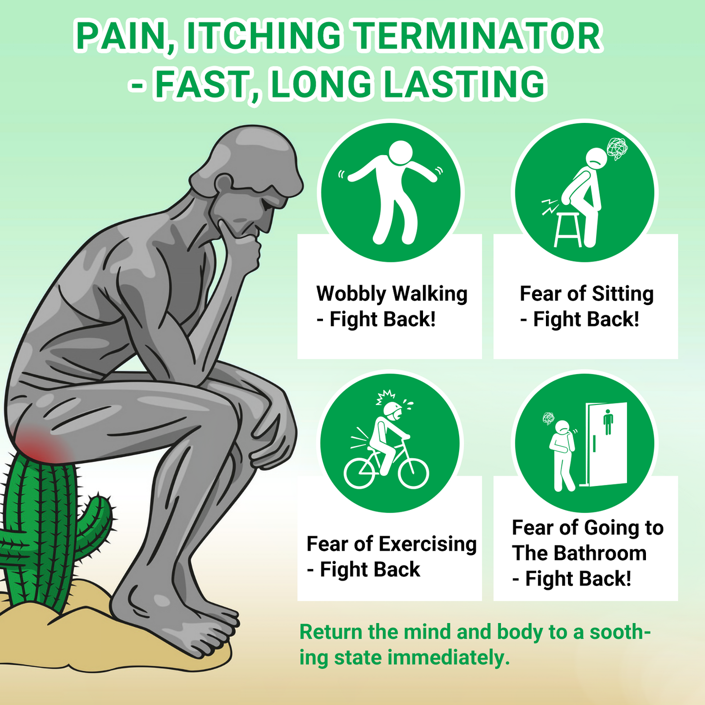 Hemorrhoid Cream, Hemorrhoid & Fissure Treatment Ointment Extra Strength, Relief Anal Pain, Itching, Bleeding, Swelling, Discomfort, Natural Herbs Fast Acting Ingredients, Contains Vitamin E