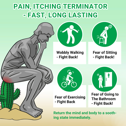 Hemorrhoid Cream, Hemorrhoid & Fissure Treatment Ointment Extra Strength, Relief Anal Pain, Itching, Bleeding, Swelling, Discomfort, Natural Herbs Fast Acting Ingredients, Contains Vitamin E