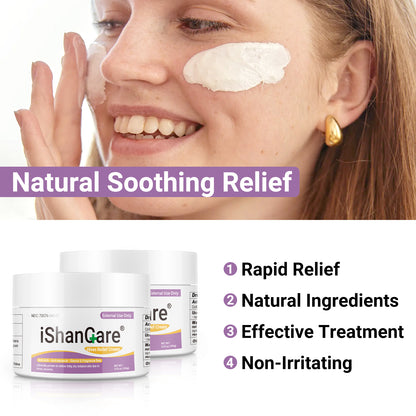 Urtikaria Creme, schnelle Linderung bei Nesselsucht, allergischen Hautausschlägen,juckender Haut,Rötungen und Schwellungen Creme gegen Nesselsucht mit rein natürlichen pflanzlichen Inhaltsstoffen,100g