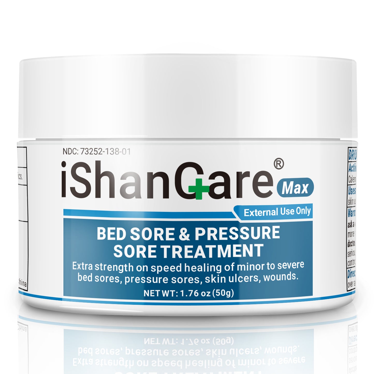ishancare® Bed Sore Cream - Fast & Safe Natural Healing Pressure Sore Cream, Bedsore Wound Care Healing Ointment, Treatment for Bed sores Pressure Sores Diabetic Ulcer Wounds Burns and Cuts